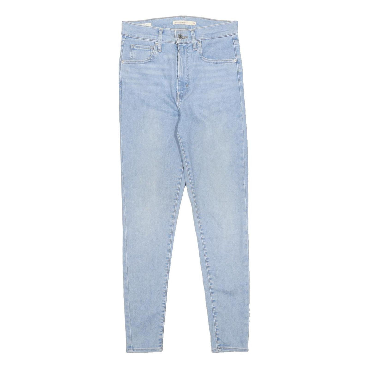 LEVI'S Big E Womens Jeans Blue Slim Skinny Denim Light W28 L28 Classic Zip Fit