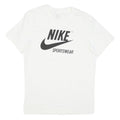 NIKE Mens White Classic Graphic T-Shirt S Short Sleeve Crew Neck Sportswear