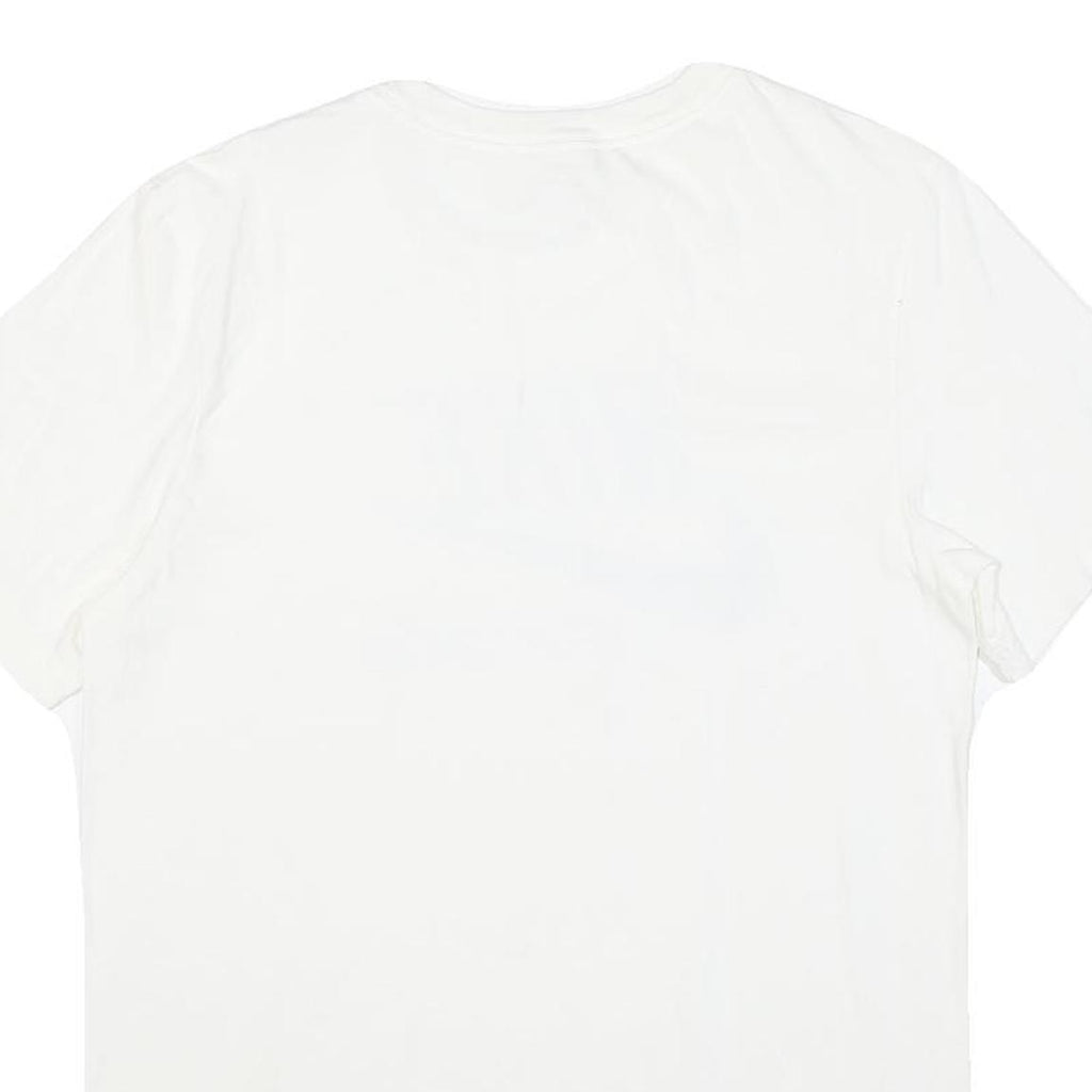 NIKE Mens White Classic Graphic T-Shirt S Short Sleeve Crew Neck Sportswear