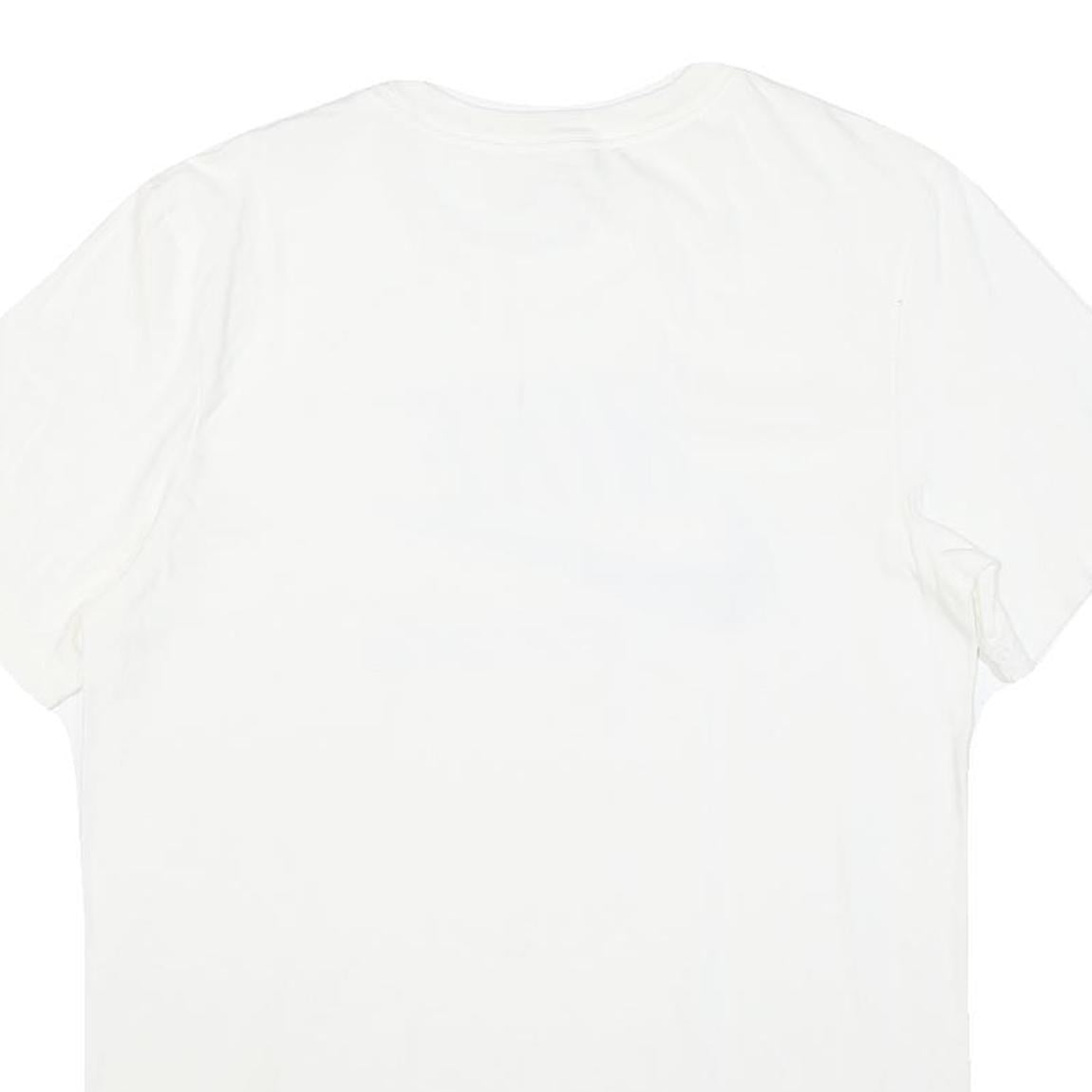 NIKE Mens White Classic Graphic T-Shirt S Short Sleeve Crew Neck Sportswear