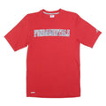RUSSELL ATHLETIC Mens Red Fundamentals Graphic T-Shirt S Short Sleeve Crew Neck