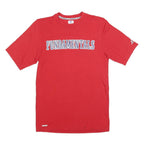 RUSSELL ATHLETIC Mens Red Fundamentals Graphic T-Shirt S Short Sleeve Crew Neck