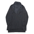 ADIDAS Womens Black Polyester Blend Zip Jacket UK 14 Sportswear Track