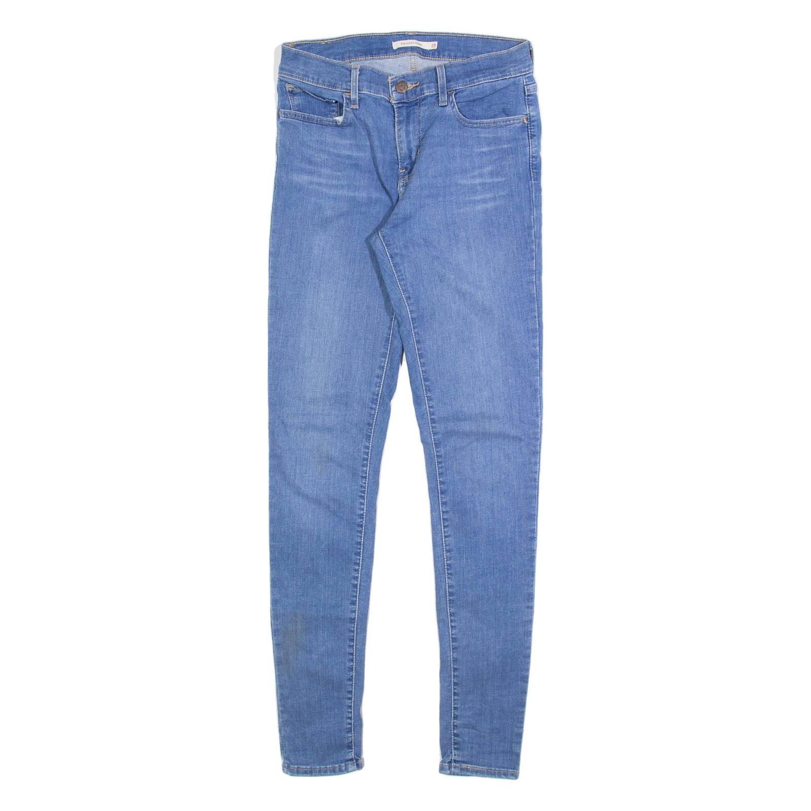 LEVI'S 710 Womens Jeans Blue Slim Skinny W28 L32