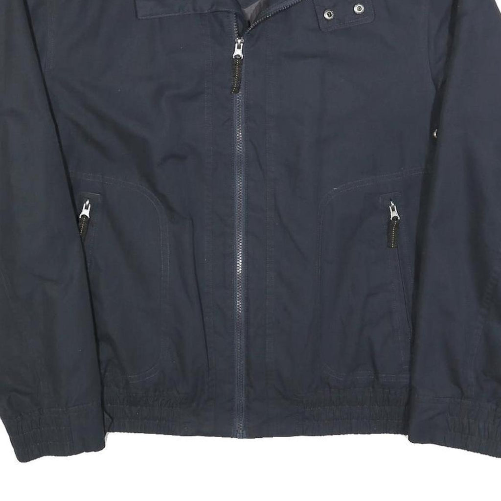 ROADSIGN Mens Black Jacket L Polyester Blend Zip Plain Casual Lightweight