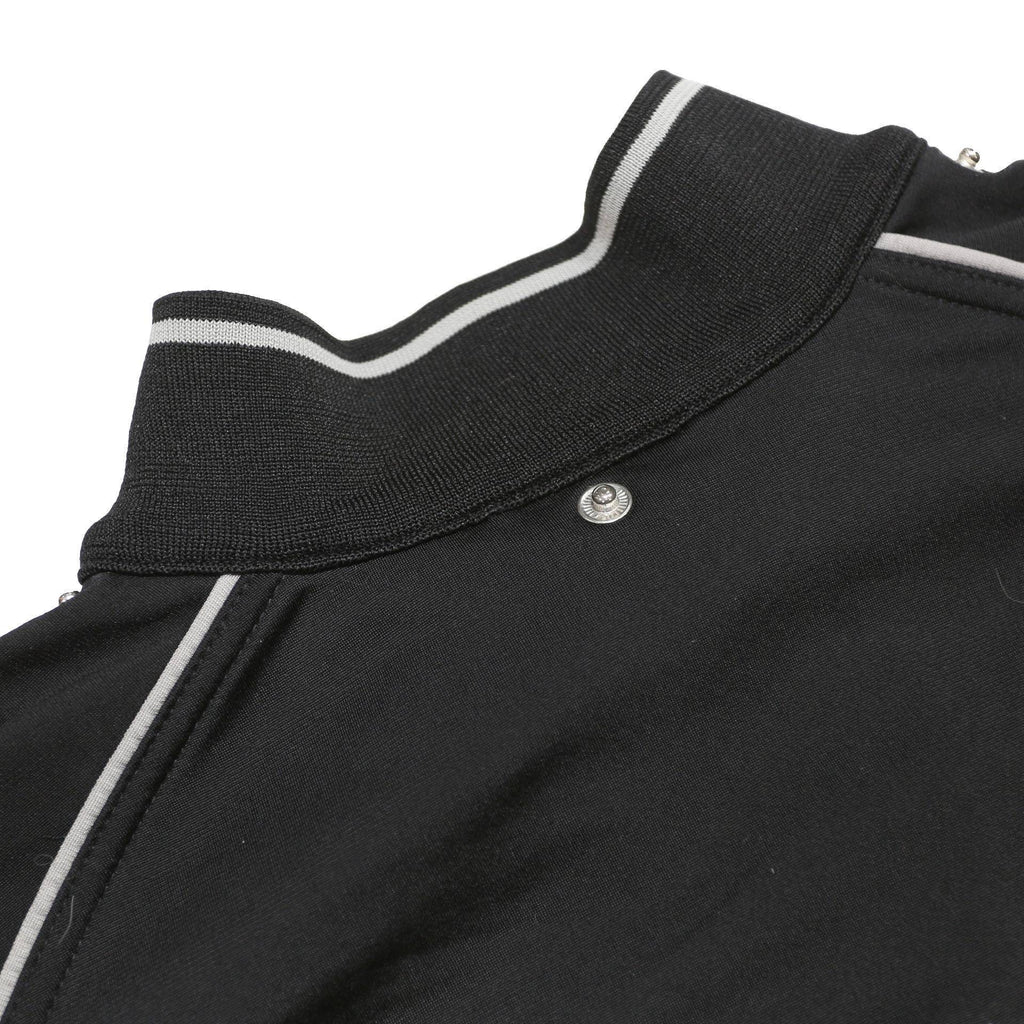 ADIDAS Mens Black & Orange Track Jacket M Polyester Woven Colourblock Sportswear