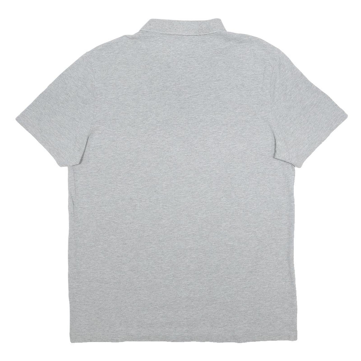 PUMA Mens Grey Polo Shirt L Cotton Blend Short Sleeve Plain Basic Casual