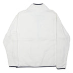 NAUTICA Womens White Polyester Zip Up Jacket S Fleece Casual Lightweight