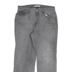 LEVI'S Womens Grey Regular Straight Denim Stone Wash Jeans W32 L29 Casual Wear