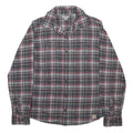 CARHARTT Womens Grey & Red Check Shirt M Button Front Casual Workwear