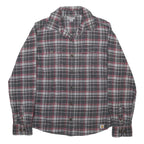 CARHARTT Womens Grey & Red Check Shirt M Button Front Casual Workwear