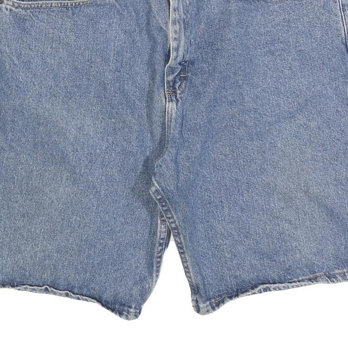 WRANGLER Mens Shorts Blue Denim Casual XL W38 Cotton Blend Summer Wear