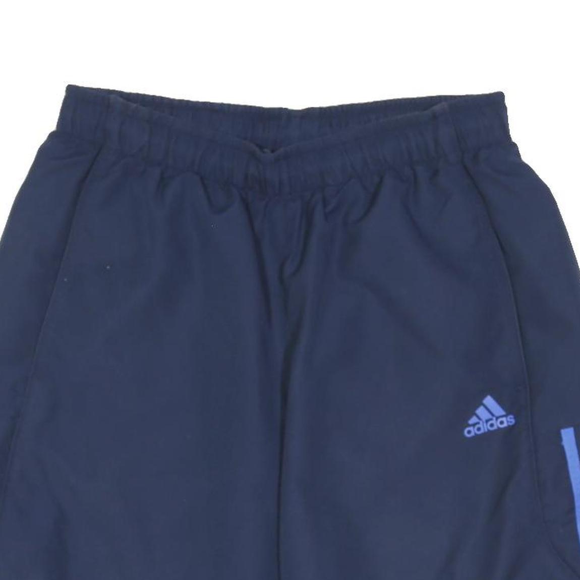 ADIDAS Mens Navy Blue Sports Casual Shorts M W28 Polyester Blend Comfortable Fit