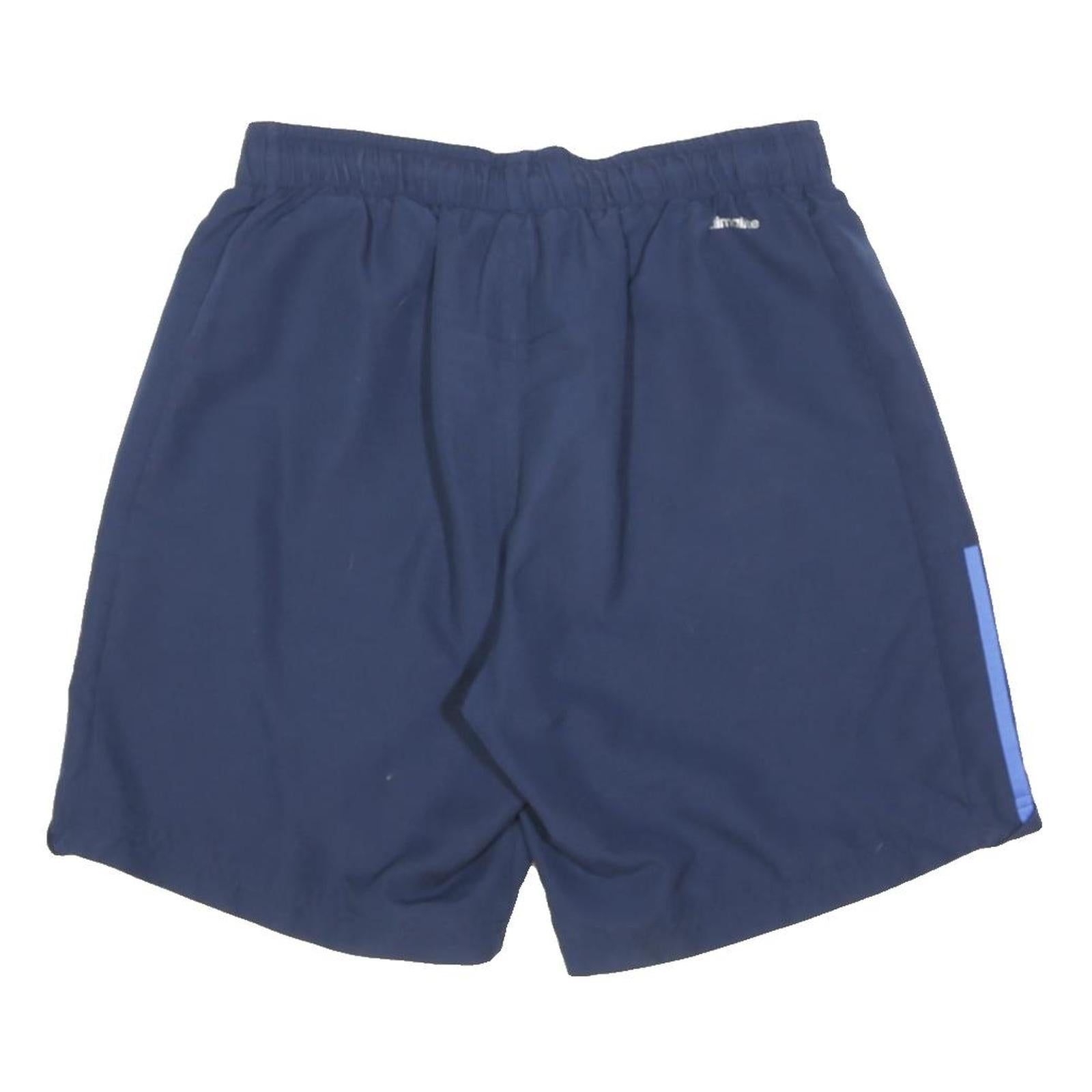 ADIDAS Mens Navy Blue Sports Casual Shorts M W28 Polyester Blend Comfortable Fit