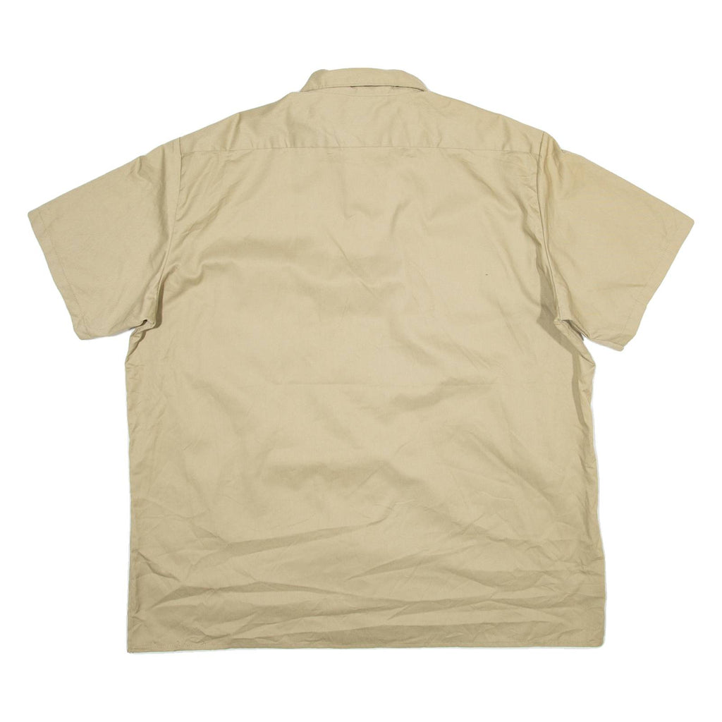 DICKIES Mens Worker Shirt Brown 2XL
