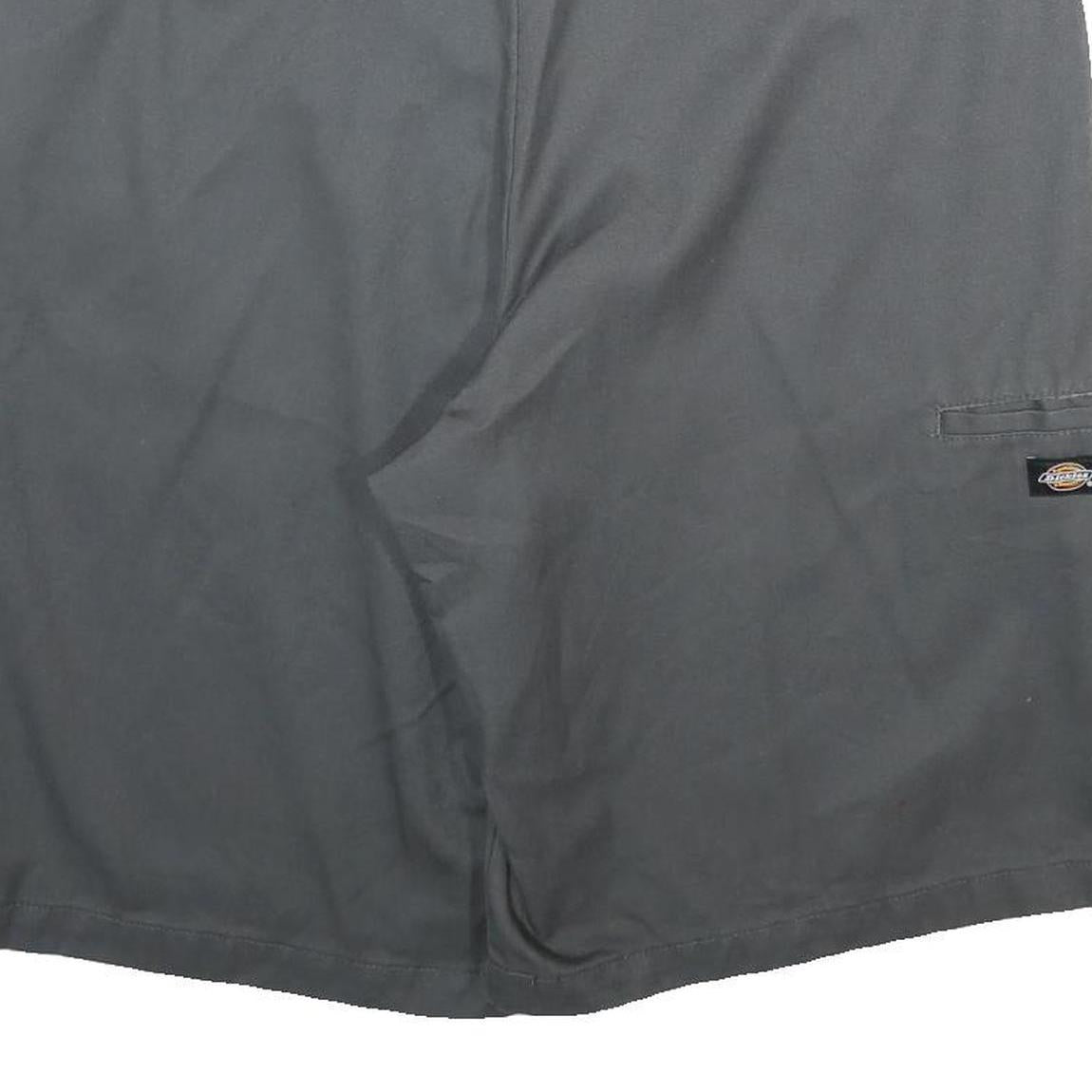DICKIES Mens Grey Casual Shorts L W36 Workwear Durable Polyester Blend