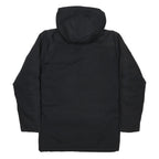 CARHARTT WIP Womens Black Outdoor Jacket S Polyester Blend Plain Hooded Zip