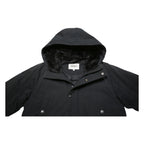 CARHARTT WIP Womens Black Outdoor Jacket S Polyester Blend Plain Hooded Zip