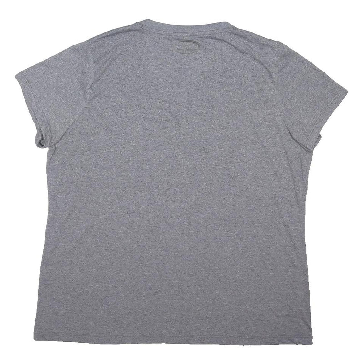 UNDER ARMOUR Womens Grey V-Neck Cotton Blend T-Shirt XL Casual Wear