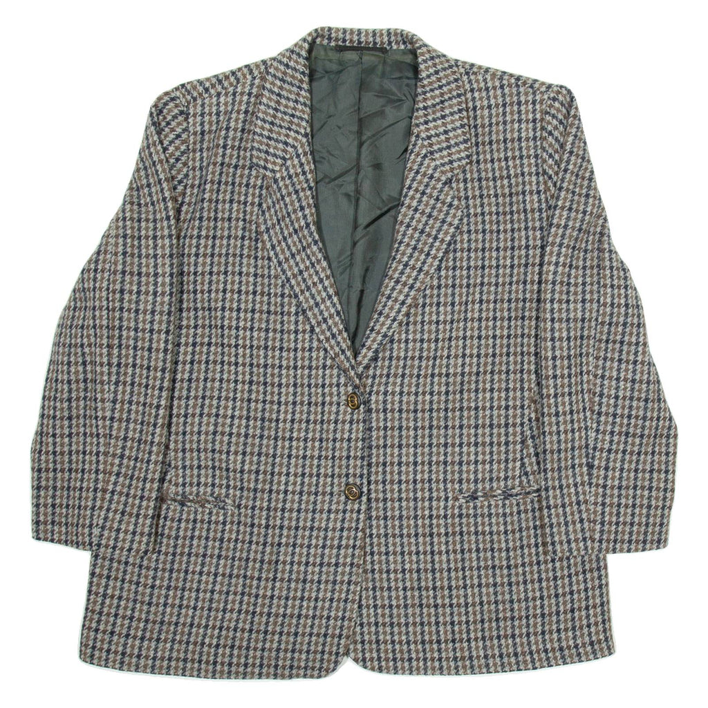 Mens Blazer Jacket Grey Check M