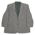 Mens Blazer Jacket Grey Check M