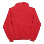 VAQO Womens Red Plain Pullover Jumper V-Neck Polyester L Lightweight Warm