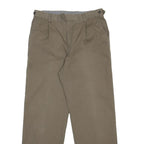 JOHN LEWIS Mens Regular Fit Beige Cotton Trousers W31 L29 Classic Zip Casual