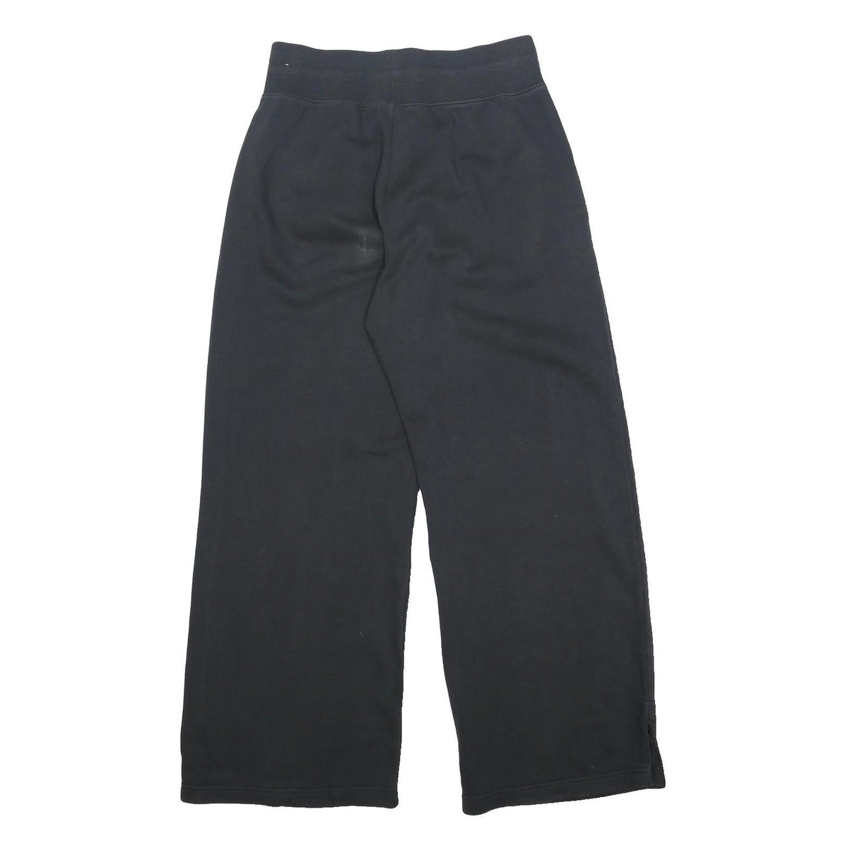 NIKE Womens Joggers Black Cotton Blend Regular Wide-Leg M W28 L28 Casual Wear