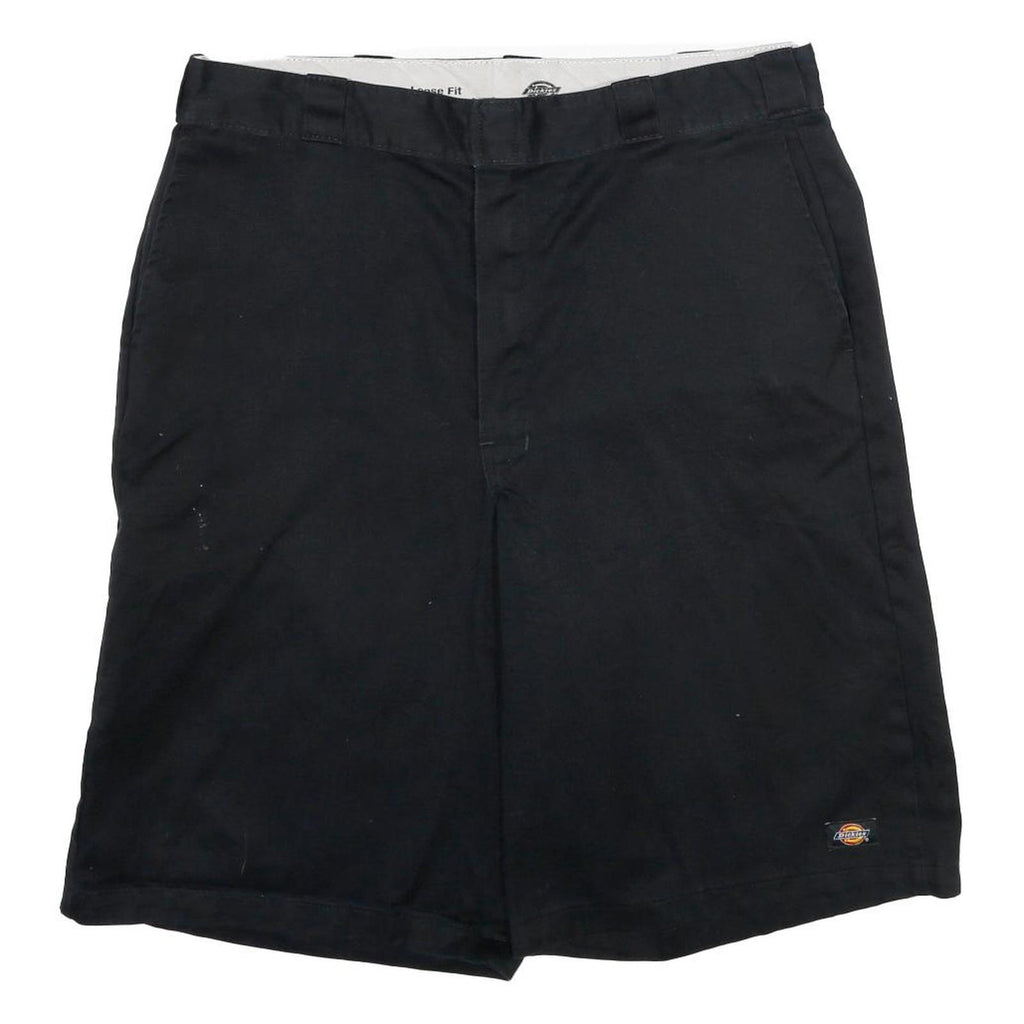 DICKIES Mens Black Casual Shorts XL W38 Workwear Polyester Blend Comfortable