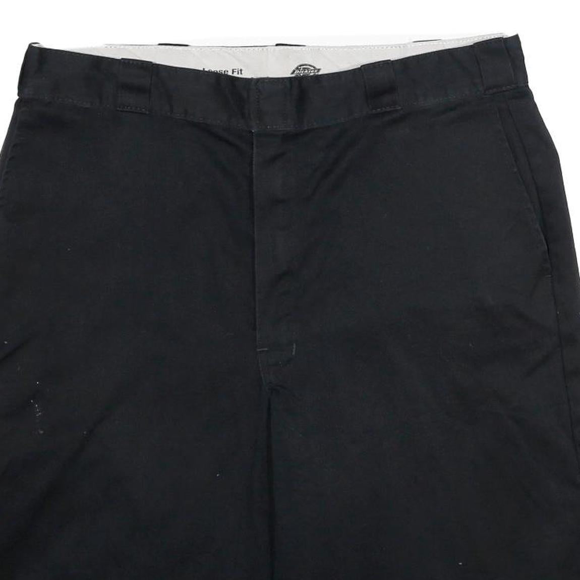 DICKIES Mens Black Casual Shorts XL W38 Workwear Polyester Blend Comfortable