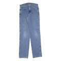 WRANGLER Mens Jeans Blue Regular Straight Denim Medium W30 L34 Classic Zip