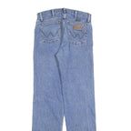 WRANGLER Mens Jeans Blue Regular Straight Denim Medium W30 L34 Classic Zip