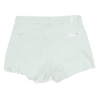 Womens Denim Shorts Green S W28