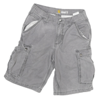 CARHARTT Mens Shorts Grey Relaxed Fit Cargo M W26 Durable Cotton Blend
