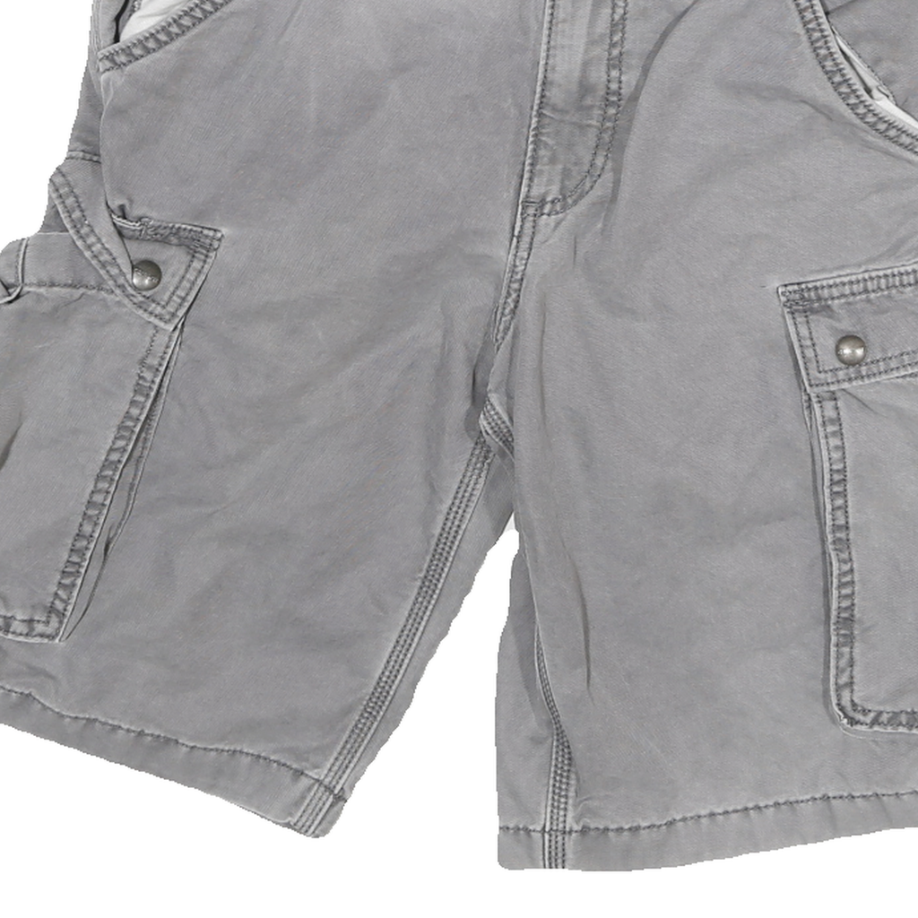 CARHARTT Mens Shorts Grey Relaxed Fit Cargo M W26 Durable Cotton Blend
