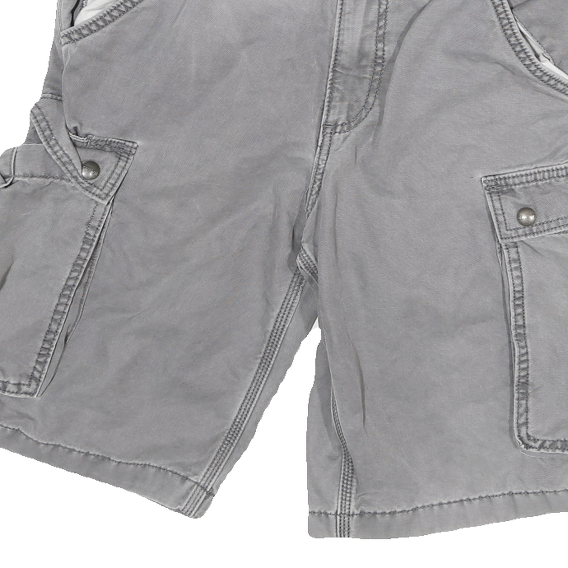 CARHARTT Mens Shorts Grey Relaxed Fit Cargo M W26 Durable Cotton Blend