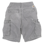 CARHARTT Mens Shorts Grey Relaxed Fit Cargo M W26 Durable Cotton Blend