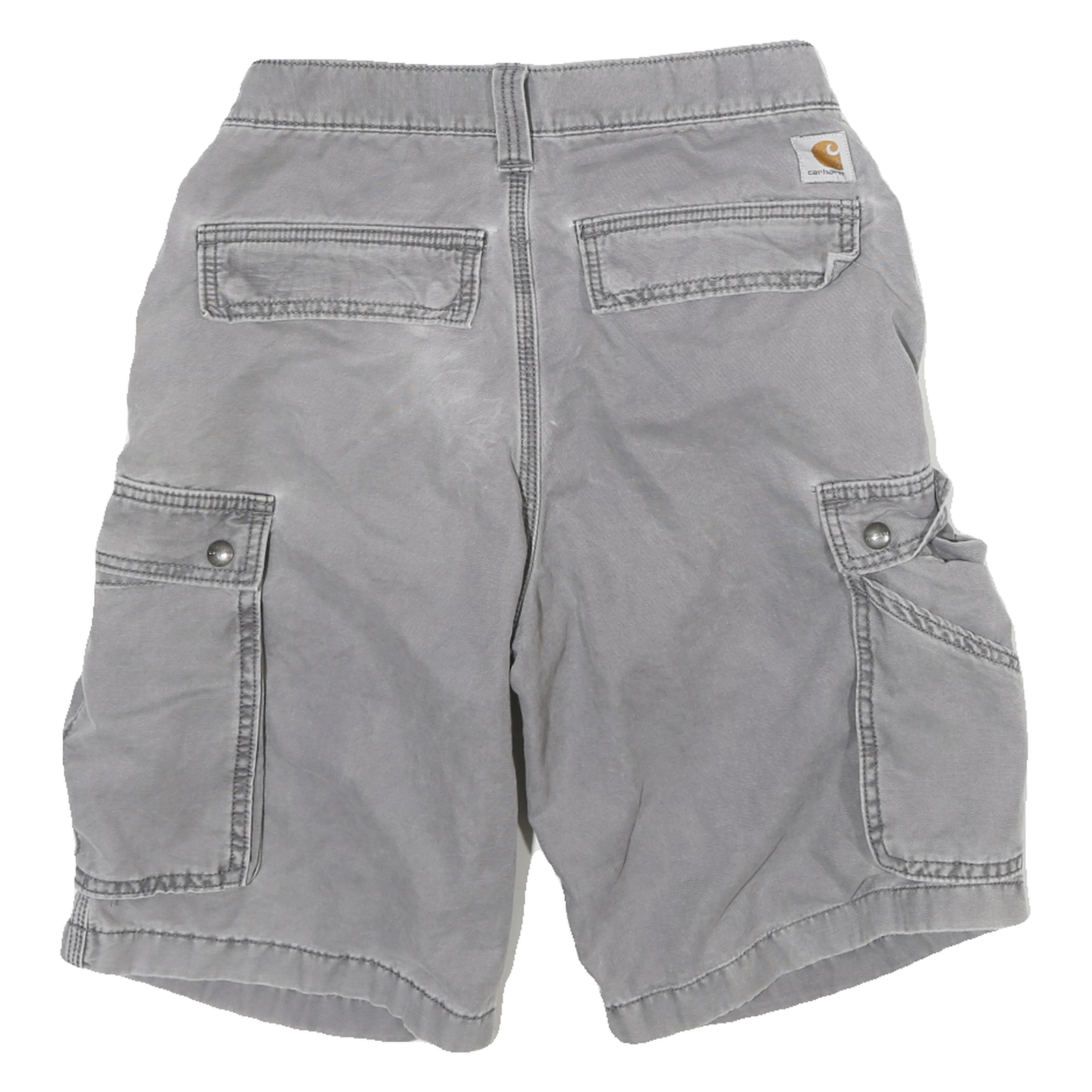 CARHARTT Mens Shorts Grey Relaxed Fit Cargo M W26 Durable Cotton Blend