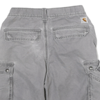 CARHARTT Mens Shorts Grey Relaxed Fit Cargo M W26 Durable Cotton Blend