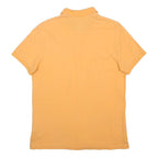 TOMMY HILFIGER Mens Yellow Short Sleeve Polo Shirt M Cotton Classic Fit