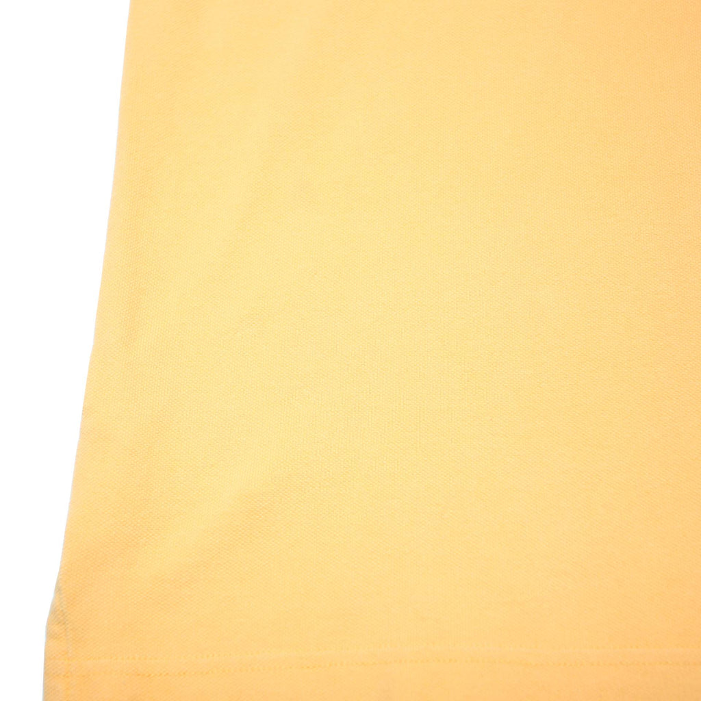 TOMMY HILFIGER Mens Yellow Short Sleeve Polo Shirt M Cotton Classic Fit
