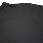 POLO RALPH LAUREN Mens Black Cotton Blend Short Sleeve Plain L Polo Shirt