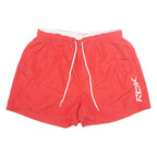 REEBOK Mesh Lined Mens Swimming Shorts Red S W27