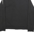 REEBOK Mens Black & White Track Jacket M Cotton Blend Zip Sportswear Activewear