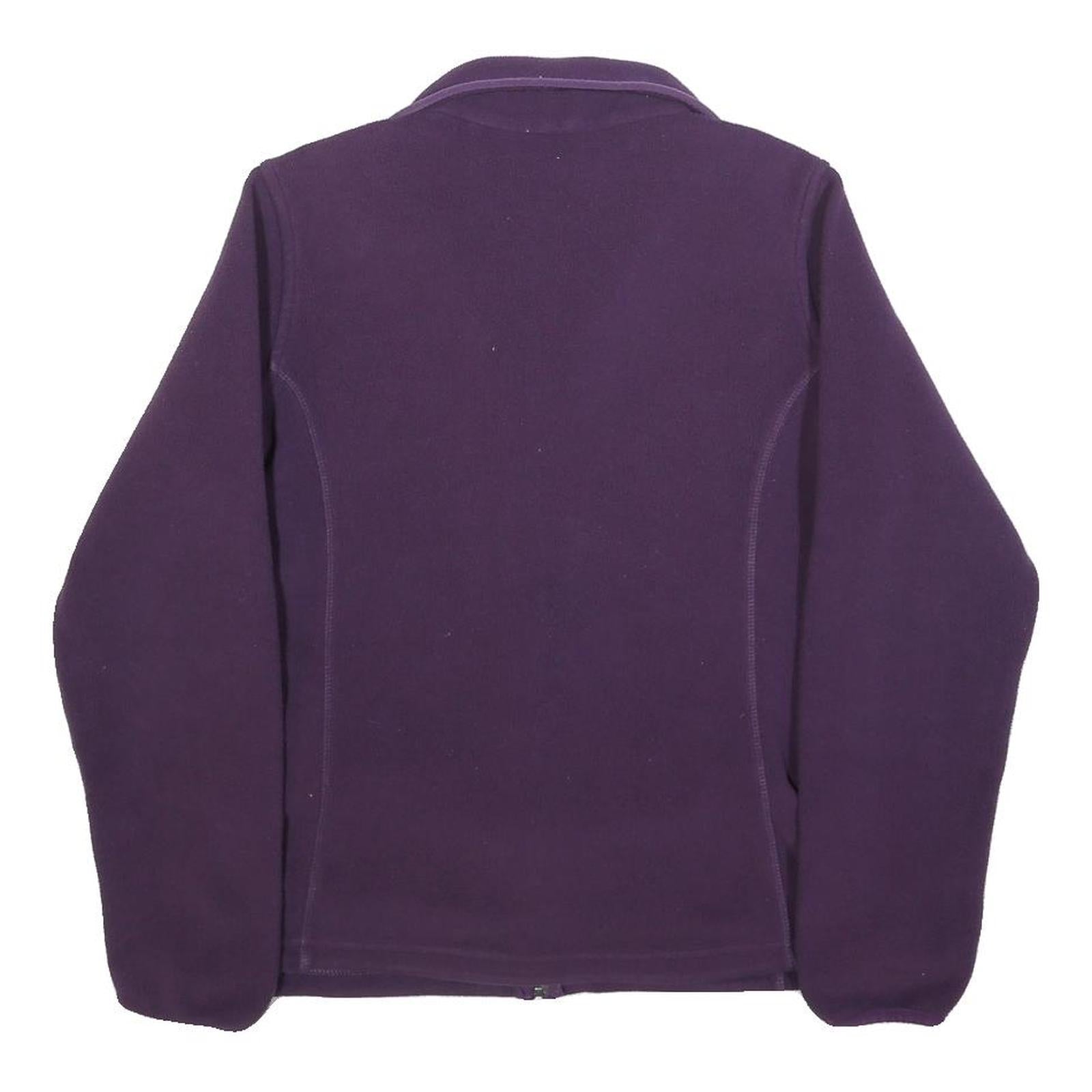 BERGHAUS Womens Purple Jacket S Polyester Fleece Zip Outdoor Casual Activewear