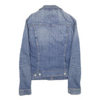 LEVI'S Womens Blue Denim Jacket S Cotton Button Closure Classic Fit