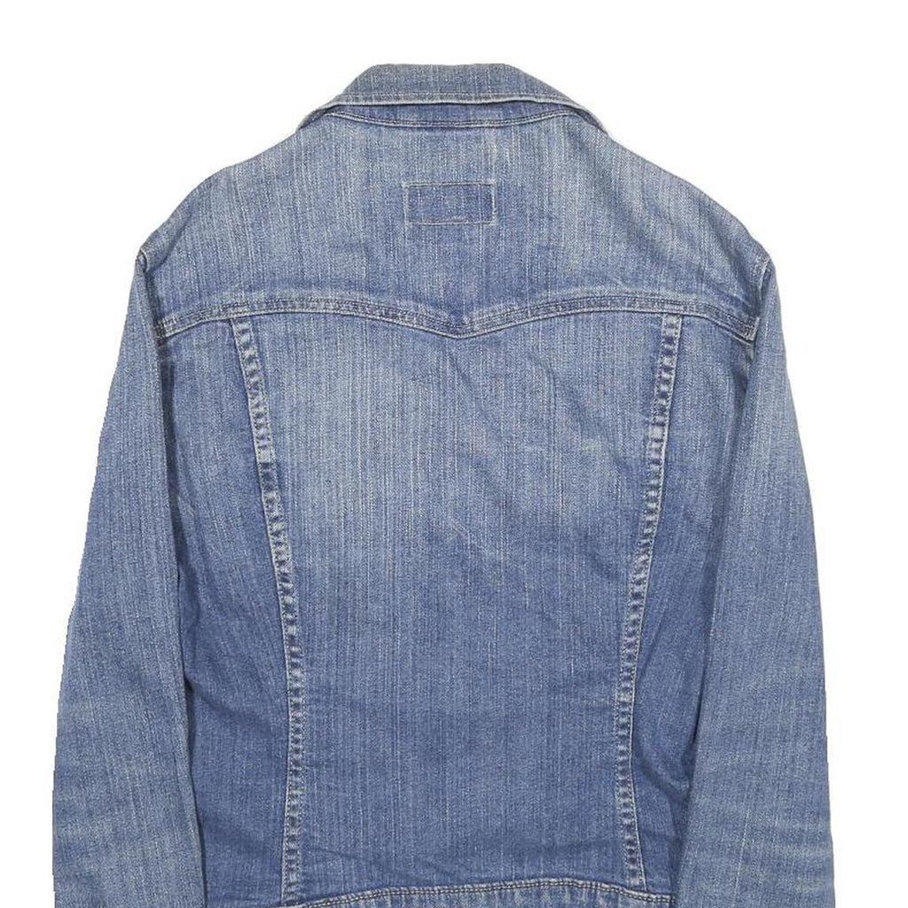LEVI'S Womens Blue Denim Jacket S Cotton Button Closure Classic Fit