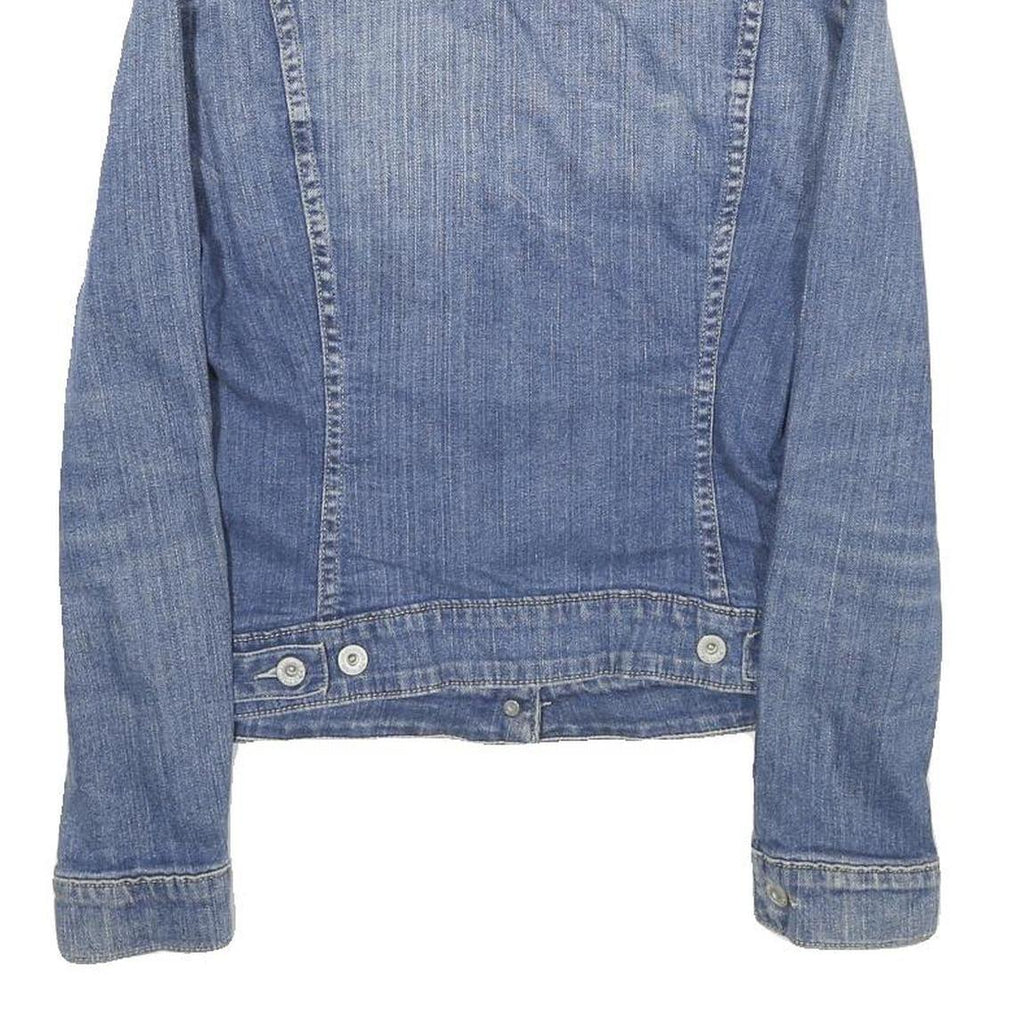 LEVI'S Womens Blue Denim Jacket S Cotton Button Closure Classic Fit