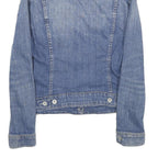 LEVI'S Womens Blue Denim Jacket S Cotton Button Closure Classic Fit