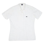 DINO CARINO Mens Shirt White Check M